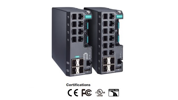 MOXA MDS-G4012- 12G   Layer 2 full Gigabit    Ethernet 