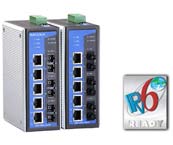 MOXA EDS - 408A 3 Fiber - �������������� 8 �������� ����������� ������������� Ethernet ����������� � 3 ����������� �������