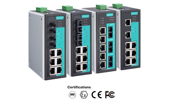 MOXA EDS - 408A/405A 8-  5-   Ethernet 