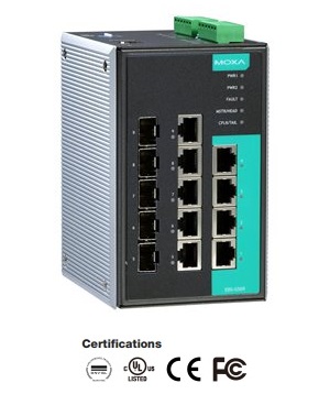  MOXA EDS-G509- 9   Gigabit Ethernet 