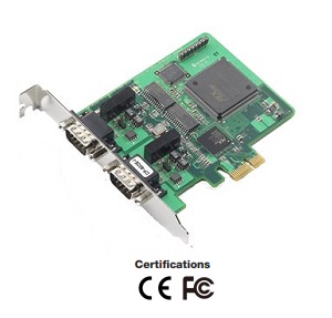 MOXA CP-602E-I - 2- PCI Express   CAN   2 KV isolation
