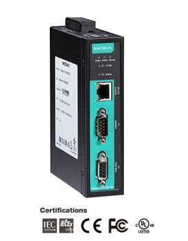 Серія MOXA MGate 4101-MB-PBS - однопортові шлюзи RTU/ASCII в PROFIBUS slave