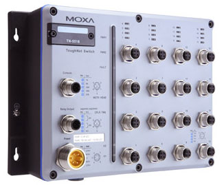 MOXA TN-5516&nbsp;- 16 ������ ������������ M12/IP54 �������� Ethernet ���������� 