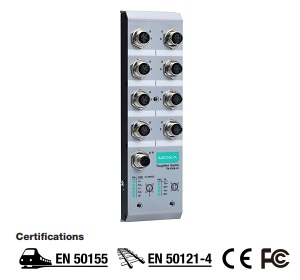 MOXA TN-5308- 8   M12/IP40  Ethernet 