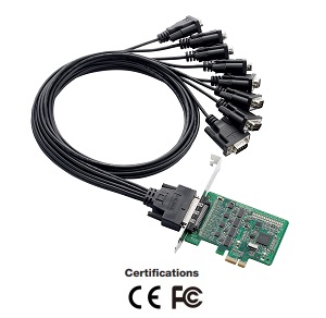 MOXA CP-118EL-A - 8-    RS-232/422/485   PCI Express