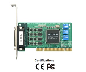 MOXA CP-114UL - 4-  Smart  RS-232/422/485  Universal PCI 