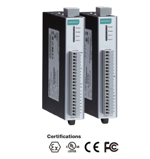 ioLogik E1260 - Сервер віддаленого Ethernet введення-виведення з 2 Ethernet switch портами і 6 входами для резистивних температурних детекторів (RTD)