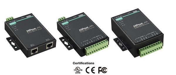MOXA NPort 5200 - 2-   RS-232  RS-422/485  Ethernet