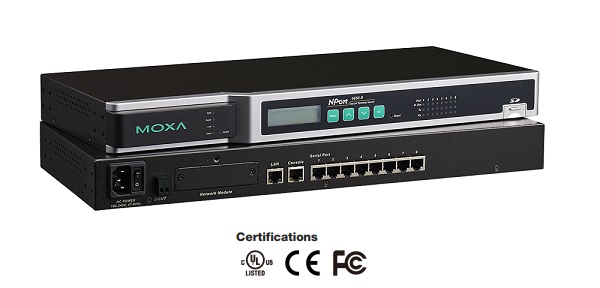 MOXA NPort 6610/6650 - 8/16 - портові асинхронні сервери безпеки