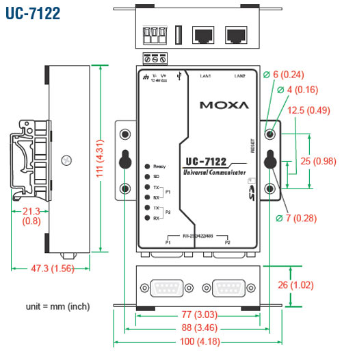 MOXA UC-7122