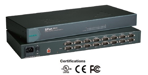 MOXA UPort 1610-16/1650-16 - 16- RS-232  RS-232/422/485 USB HUB