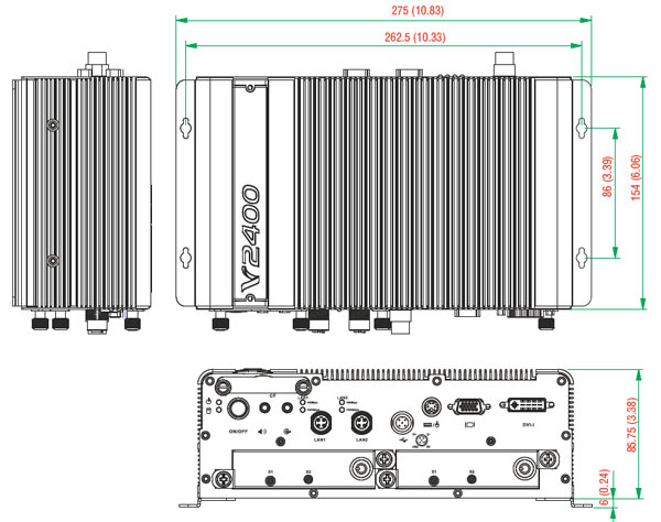 ����� MOXA V2416